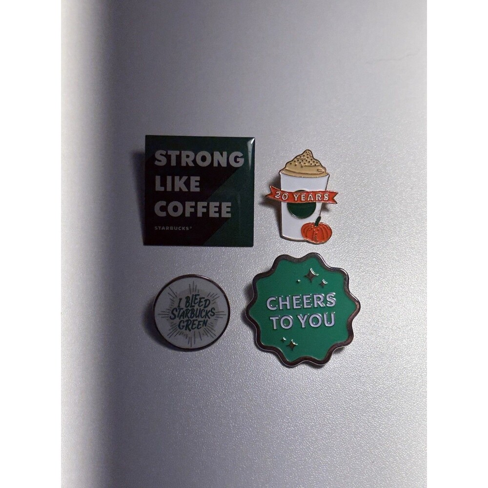 Starbucks Barista Pin Lot Pumpkin Spice 20 Year Anniversary, Coffee, Collectible